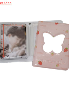3 Inch Kpop Card Binder Photo Album Butterfly Love Hollow 40