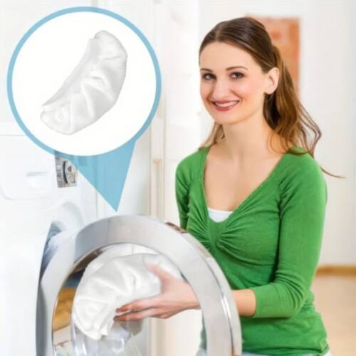 20 Pieces of White Mop Cloth, Sturdy Structure, Durable Mate