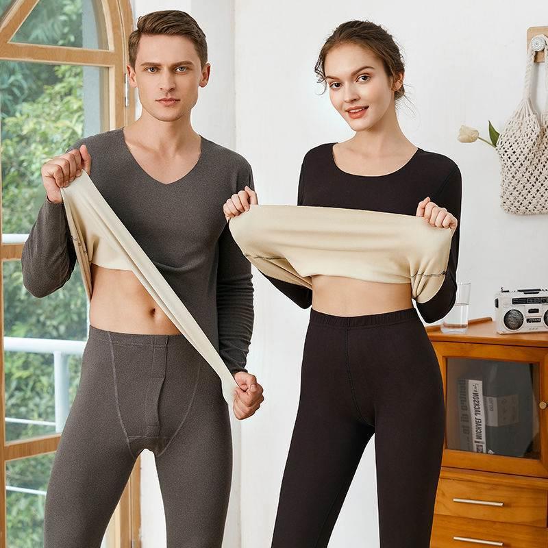 winter thick long johns for women heated thermal underwear