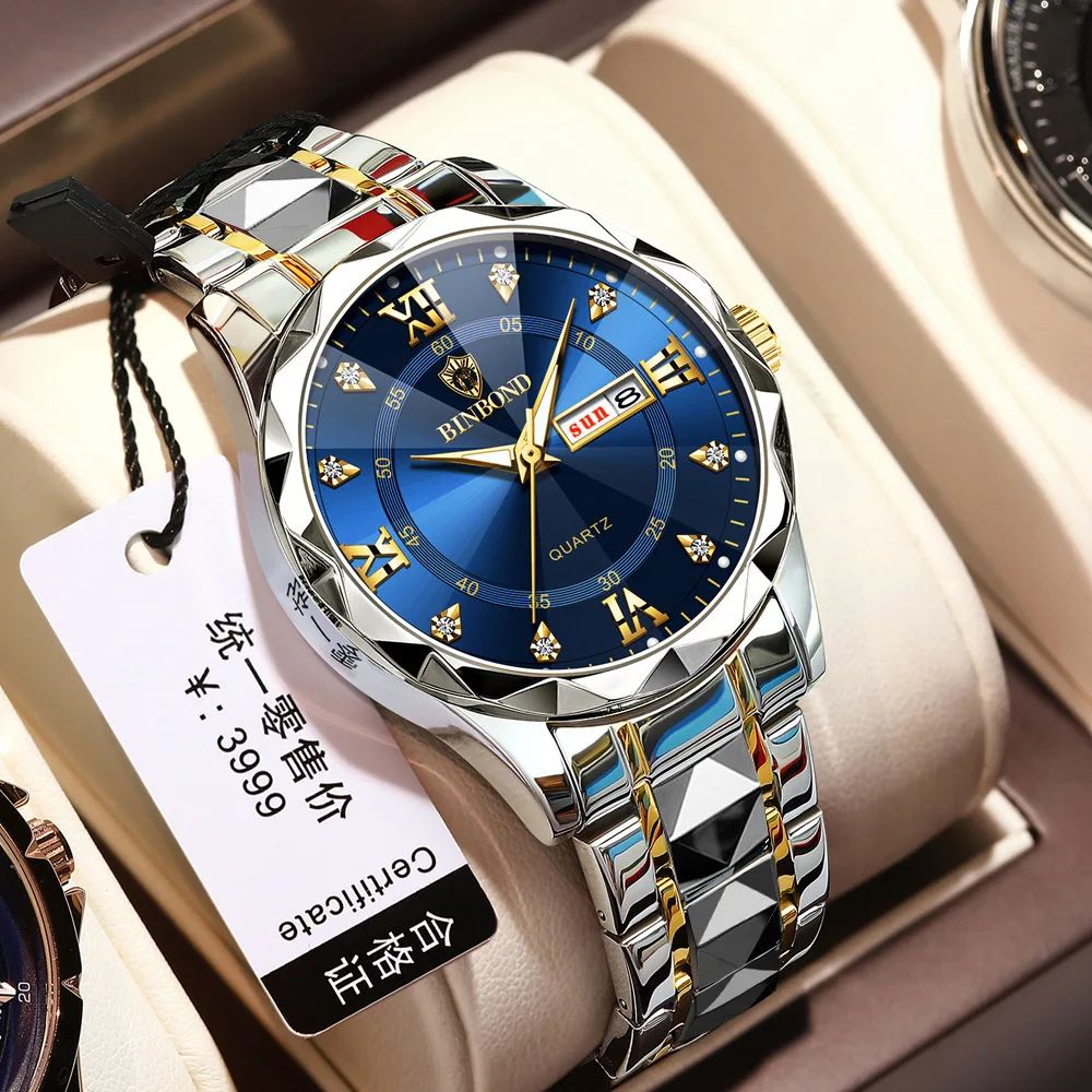 Top BrandWatch Men Waterproof Week Date Clock Sport Watch Me