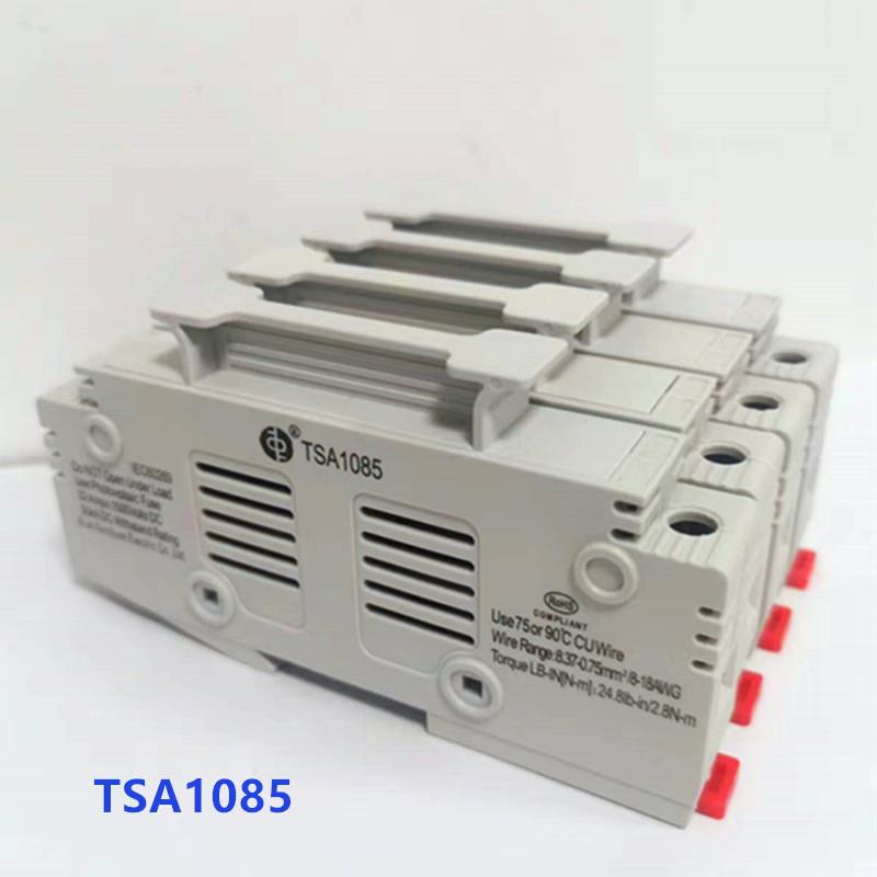 西安中熔保险丝底座TSA1085 1500Vdc 光伏汇流箱熔断器UL新能源