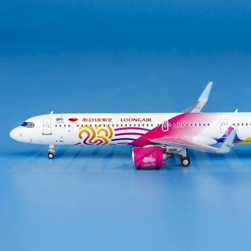 HY210091合金1:400浙江长龙航空 A321neo B-329Q 温馨提示：因生