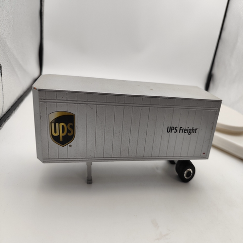 UPS美国联合包裹运输公司合金货柜车模合金合金车厢 UPS定制货