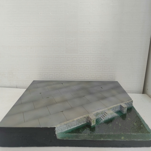 1/72飞机模型场景地台尺寸是35*25，细节看图，也可根据客户要求