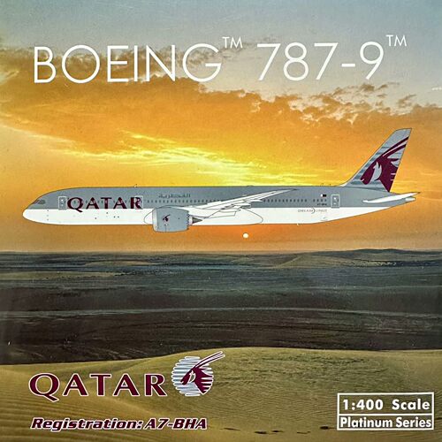Phoenix Ph合金飞机模型 卡塔尔航空 波音 Boeing b787-9 双发宽