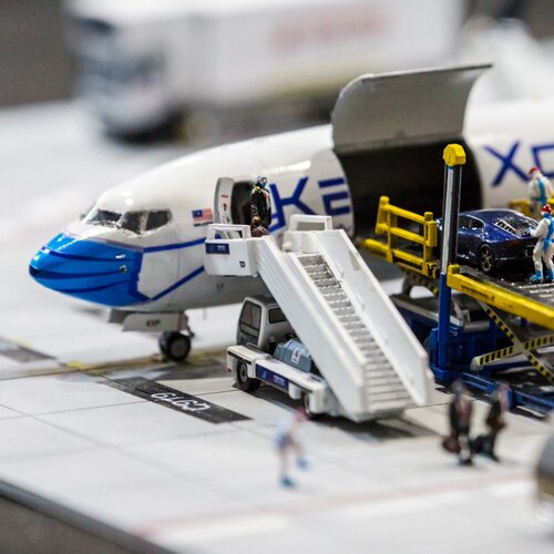 【2025上海模型展获奖作品】1/144波音737-800bcf现货！现货！现