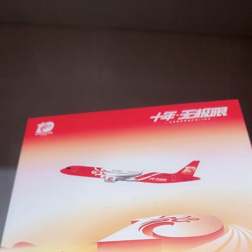 长龙航空周年纪念版飞机模型，密封，邮费需自理 成色:全新