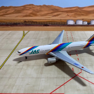 Herpa JD51003 JAS B777 JA8977 1:500中古机, 见附图請不要