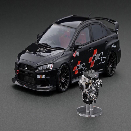 IG1/18 IG3212 Mitsubishi Lancer Evolution X (CZ4A) Black Met
