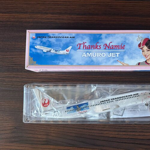 【】安室奈美惠 X 日航JTA波音737飞机模型amuro jet，仅开箱拍