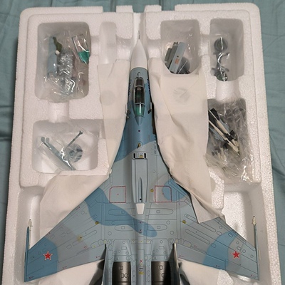 hobbymaster ha6003 苏27 战斗机，合金成品模型，巴黎航展 普加