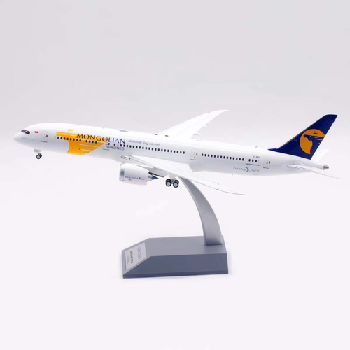 现货:Inflight 1:200 飞机模型 合金 蒙古航空 波音B787-9 EI-MGL