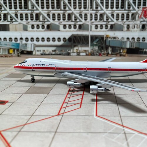 【赠地勤套装】JCwings 1:400 波音原厂 Boeing 波音B747-100 首