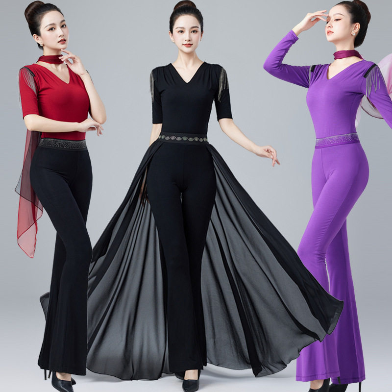2026新款形体服舞蹈走秀模特芭蕾练功训练服高端导师培训礼仪莫代