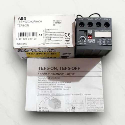 议价ABB TEF5-ON ELECTRONIC TIMER 220VAC FREE FAST SHIPPING