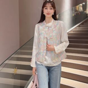 新中式 2026年早春时尚 香影猫栖 气质马甲7684 七七定制