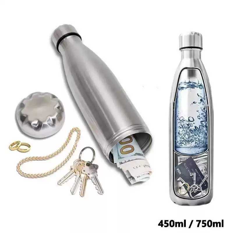 藏钱水杯私人钱箱水瓶转移藏匿罐容器暗格储物收纳保温杯水壶
