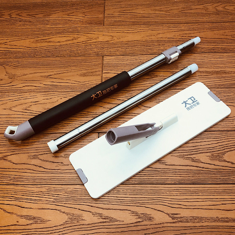 大卫z9免手洗平板拖把原装配件p7拖把杆拖把盘布头底盘替换专用p6