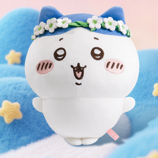 正版Chiikawa花环乌萨奇公仔吉伊卡哇西瓜小八玩偶毛绒玩具周边の