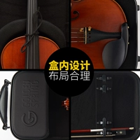 Trường hợp cao cấp Haocheng violin trường hợp sợi carbon nhẹ nén chịu nước chống thấm và chống ẩm cấp độ chuyên nghiệp đàn piano hộp nhạc cụ - Phụ kiện nhạc cụ dây elixir