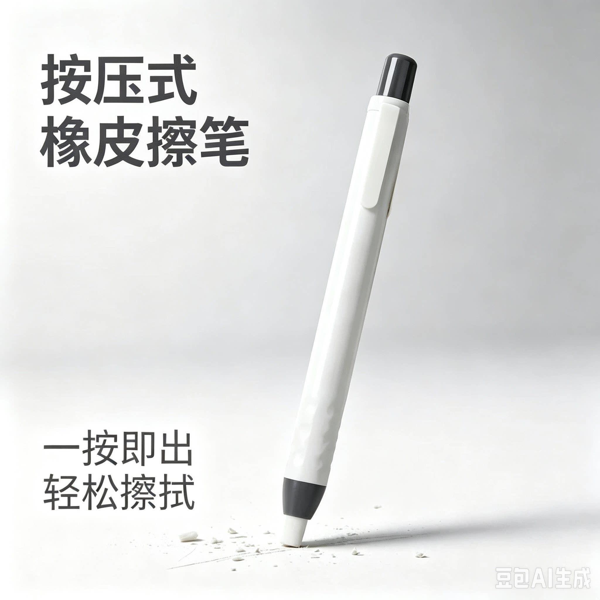 【老师推荐】按动磨砂橡皮笔多种字迹修改擦除学生橡皮擦笔CZ