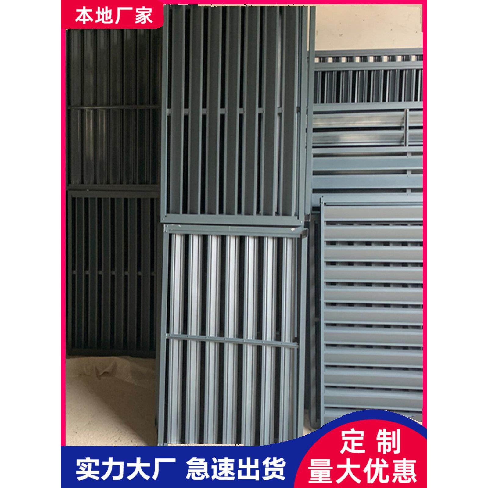 厂家定做铝合金百叶窗铝型材格栅空调外机罩窗围栏装饰百页保护罩