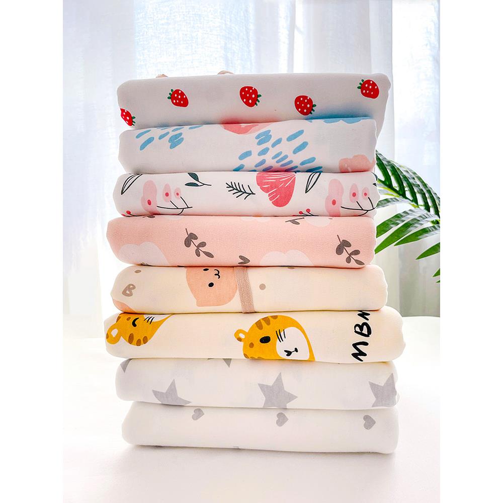 喵爸喵妈婴儿布料纯棉a类精梳棉宝宝面料床单睡衣全棉被套针织布