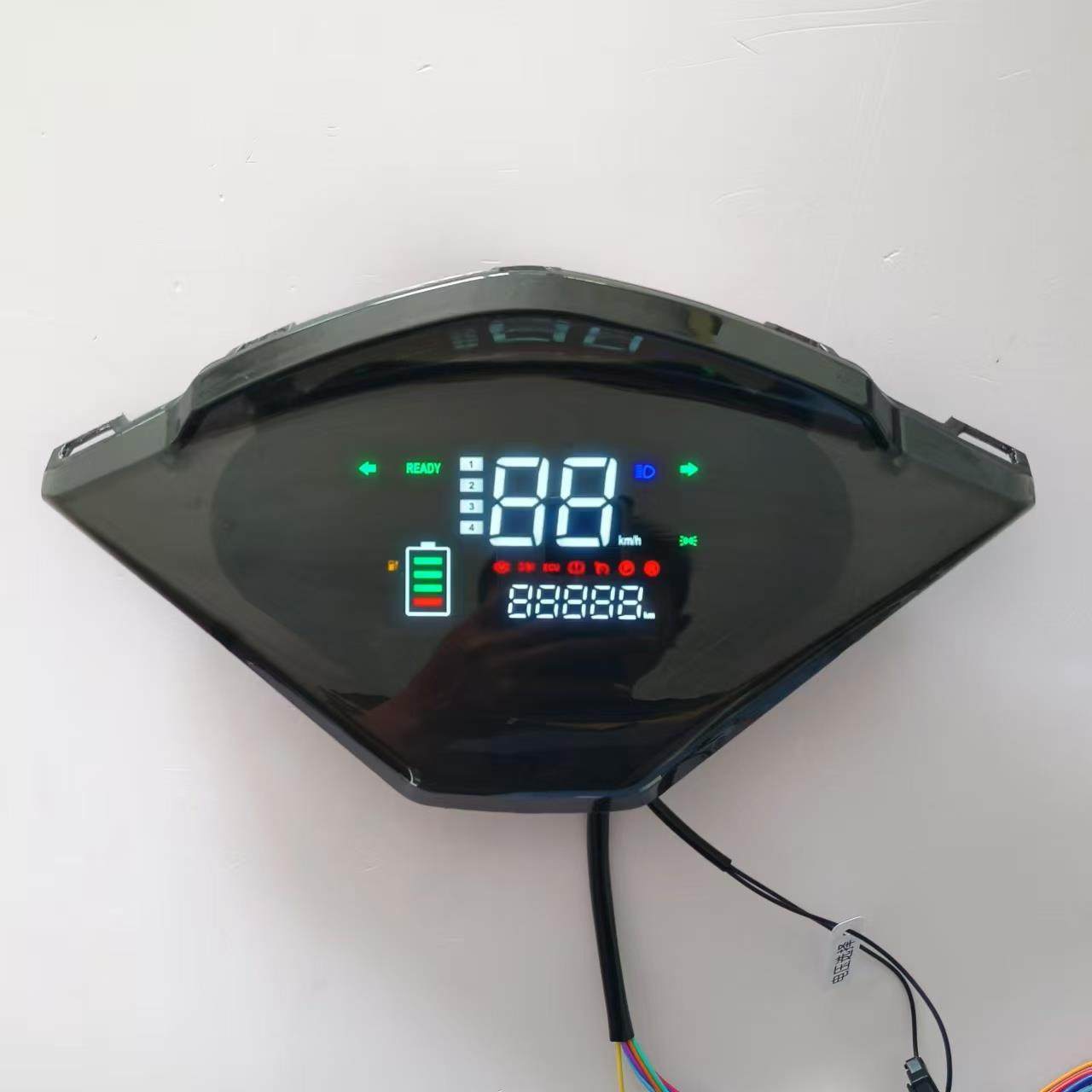 超级鹰金箭神鹰款电动车仪表盘LED数码里程表48V60v72电压显示屏