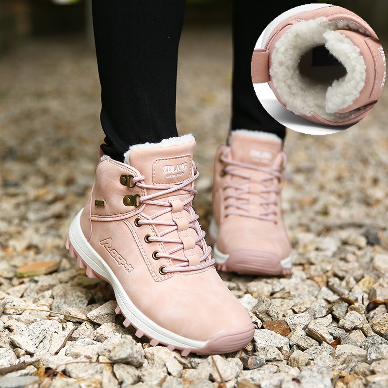 户外加绒加厚防水防滑大码雪地靴