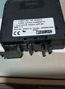 {议价}OUT滤波器2794110 NEF 1-3 菲尼克斯phoe