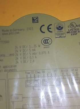 {议价}皮尔兹PilZ 772000。带包装带光碟，最后