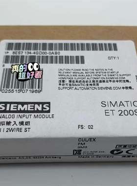 {议价}6ES7134-4GD00-0AB0  6ES7 134-4