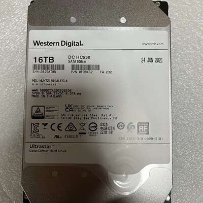 {议价}WD西数 HC550 16t 硬盘  准新盘 国行