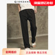 子抽绳松紧腰直筒长裤 佐丹奴裤 休闲裤 男黑色裤 子男装 韩国同款