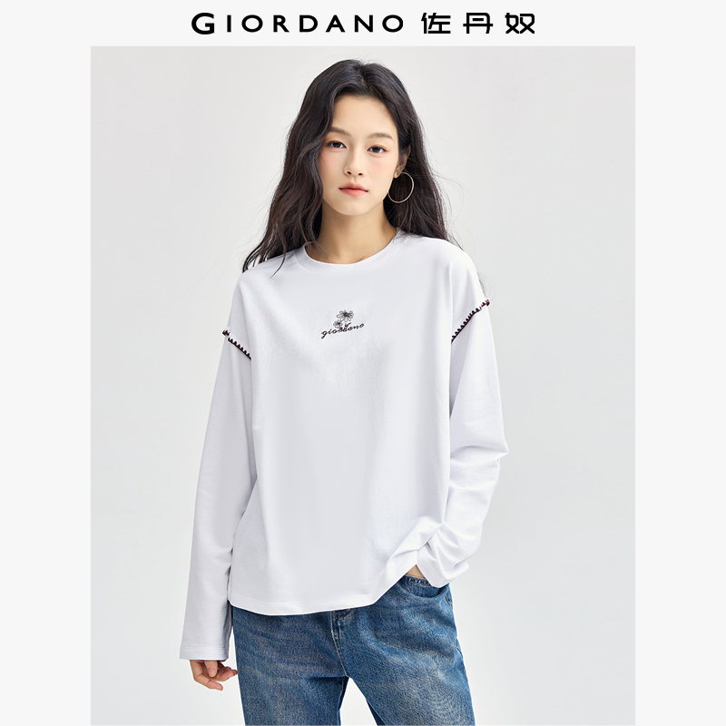 Giordano/佐丹奴长袖刺绣