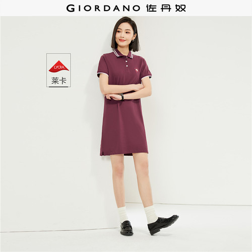 Giordano/佐丹奴POLO裙莱卡棉