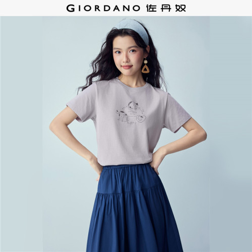 Giordano/佐丹奴短袖印花T恤