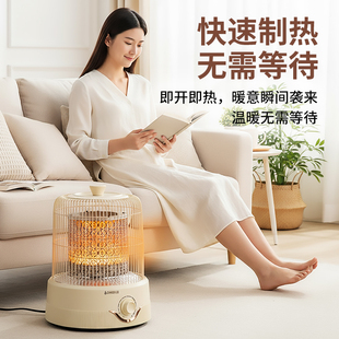志高鸟笼取暖器小太阳家用节能速热电暖脚器桌下烤火炉室内加热器