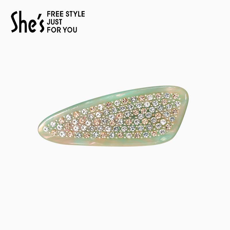 shes茜子莫奈印象轻奢轻盈醋酸板材捏夹刘海边夹碎发侧夹发饰夹子,饰品/流行首饰/时尚饰品新,发饰,淘宝优惠券,粉丝福利购,淘宝优惠卷