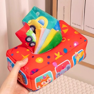 澄海玩具婴儿抓握训练抽纸六月龄宝宝义乌小商品市场儿童批发百货