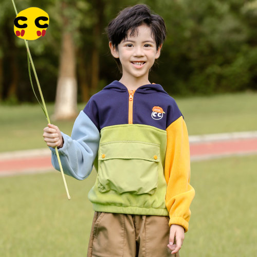 clanc春秋男童休闲卫衣外套