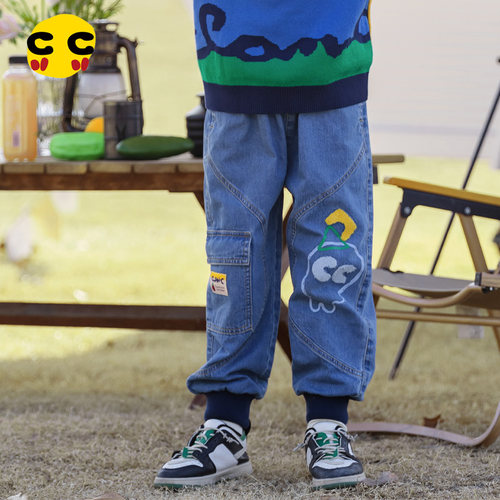 clanc长裤纯棉百搭牛仔裤