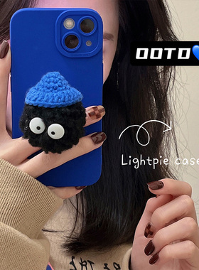 可爱情侣适用opporeno6手机壳reno5pro秋冬reno4se女k9保护套k7萌a93超仙a72全包a95支架r17软r15x潮a8蓝色a5