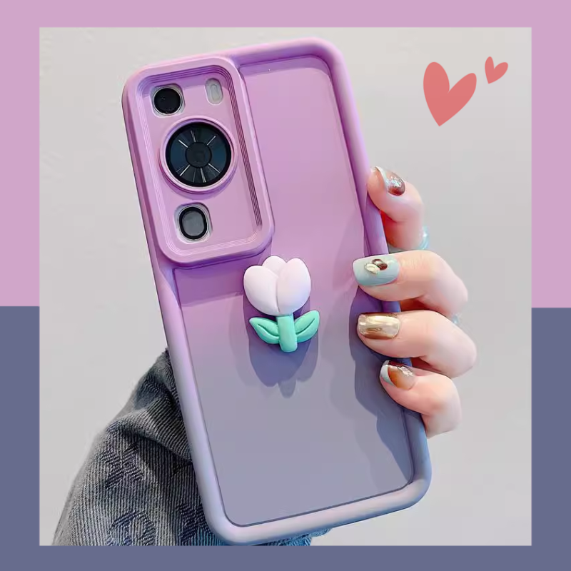 适用OPPOA97立体小花朵A96手机壳A95保护套A93清新A92s全包防摔A72女款A58精准孔A57可爱A11x潮a2pro软5GA55