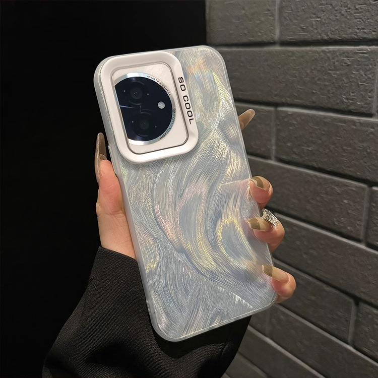 适用荣耀100情侣x50手机壳x40gt羽纱纹x30保护套x10羽毛90pro华为P70男女款80por荣耀60软边硬壳50se小清新5G