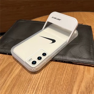 适用荣耀100隐形支架90pro手机壳华为x50i 70por情侣20畅玩40plus5G 保护套x10全包气囊80gt软x40硅胶60se女款