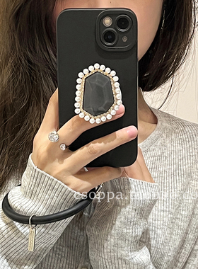 适用vivoy53s大手环吊坠y55s手机壳y52s挂绳y30小清新y70珍珠y51s镶钻y33s支架y85保护套y76s女y31s软y9s黑色