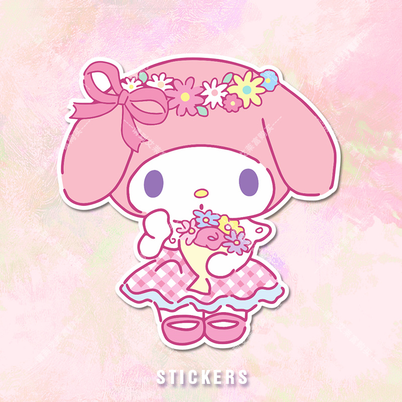 pvc材质卡通可爱三丽鸥美乐蒂