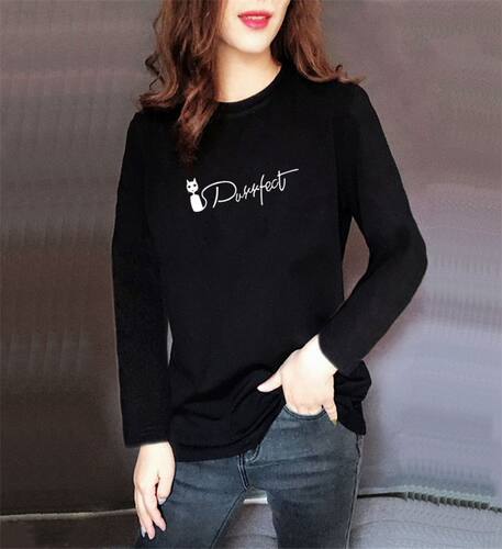 新款长袖T恤女白色显瘦打底衫