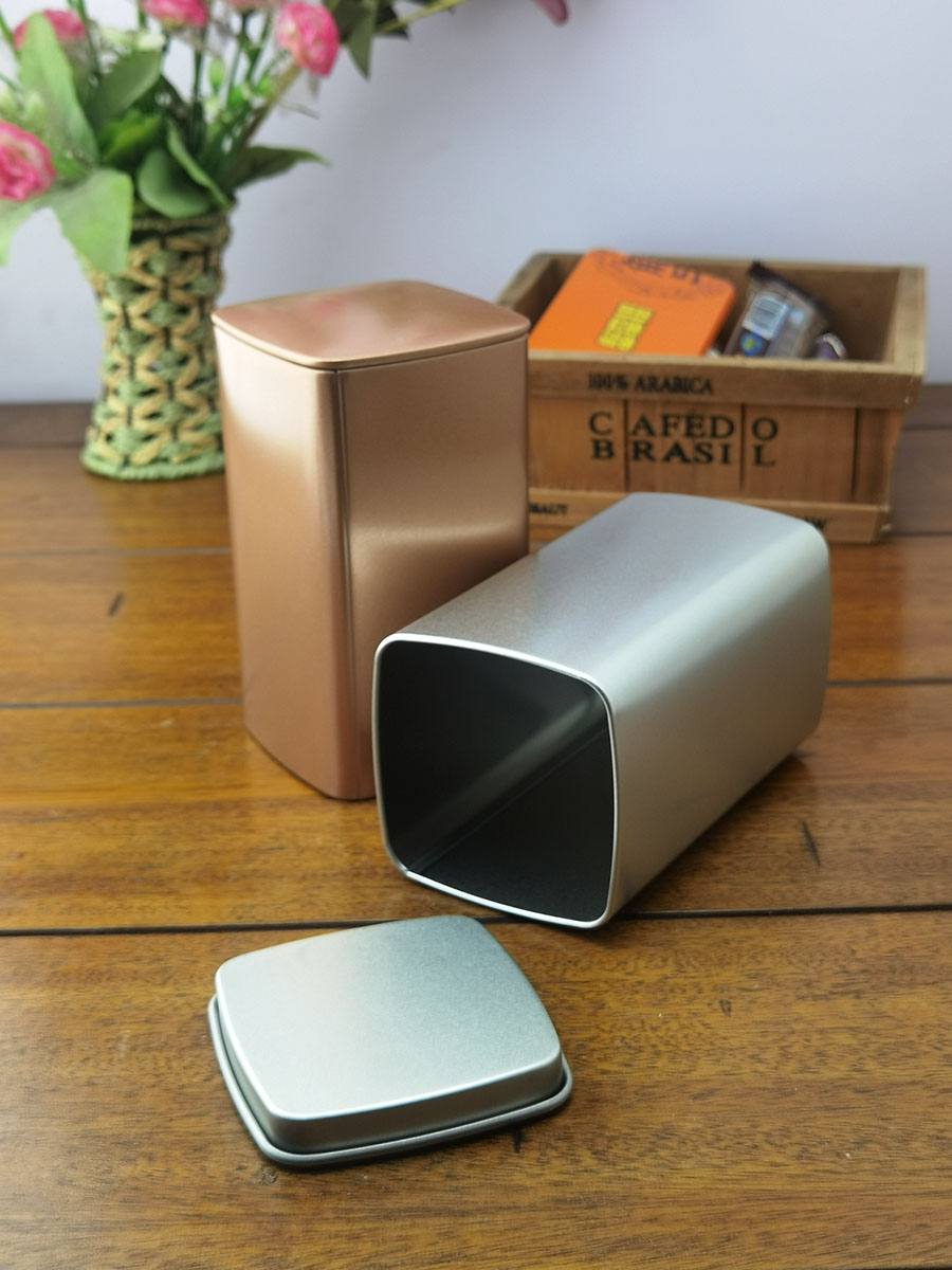 茶叶包装手作必备素色铁盒